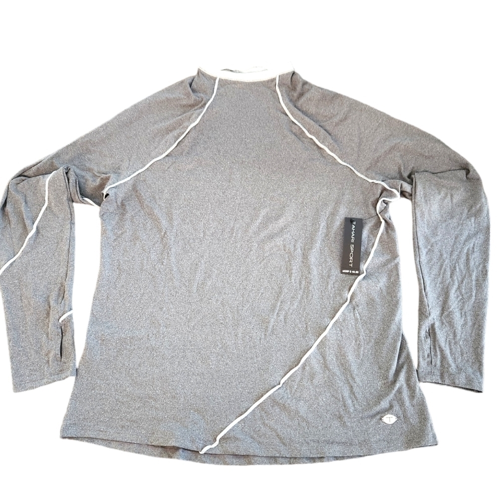 Tahari Sport Mock Turtleneck Medium NWT